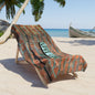 LOVE LANE - Urban Inspired Beach Towel, Summer Accessory, Perfect for Beach Trips, Pool Days, Ocean Lovers