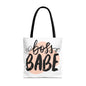 Boss Babe Tote Bag, Motivational Bag, Women's Empowerment, Gift for Her, Stylish Everyday Bag, Work Tote, Office Accessory
