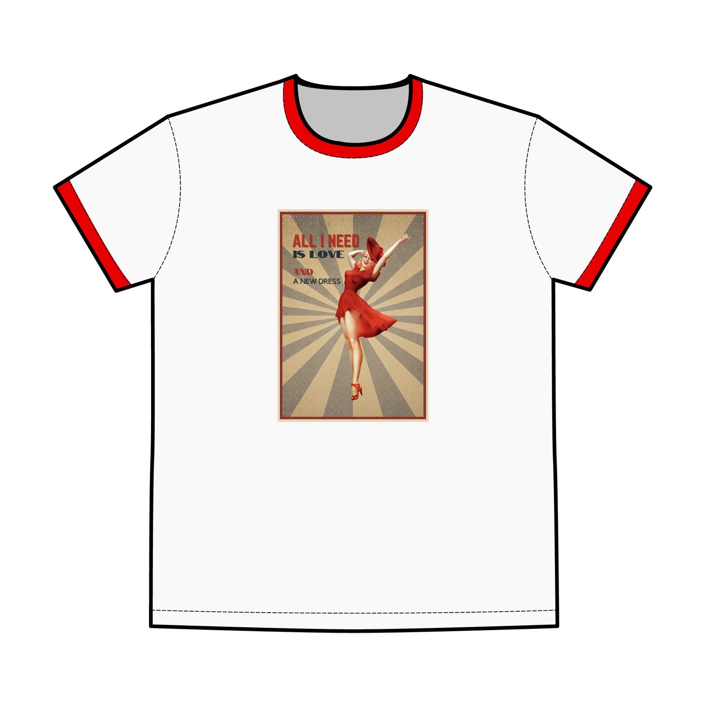 All I Need - Staple Ringer Tee