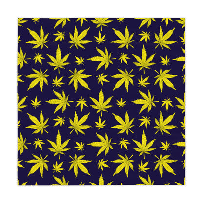 Vibrant Cannabis Leaf Tablecloth, Perfect for Parties, Picnics, or Home Decor, Stylish Table Cover for Gatherings, Festivals, BBQs