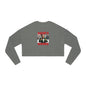 TRUMP - Funny Women's Cropped Sweatshirt - 'Daddy's Home' Graphic, Casual Style, Great Gift for Parents, Birthday, Holiday