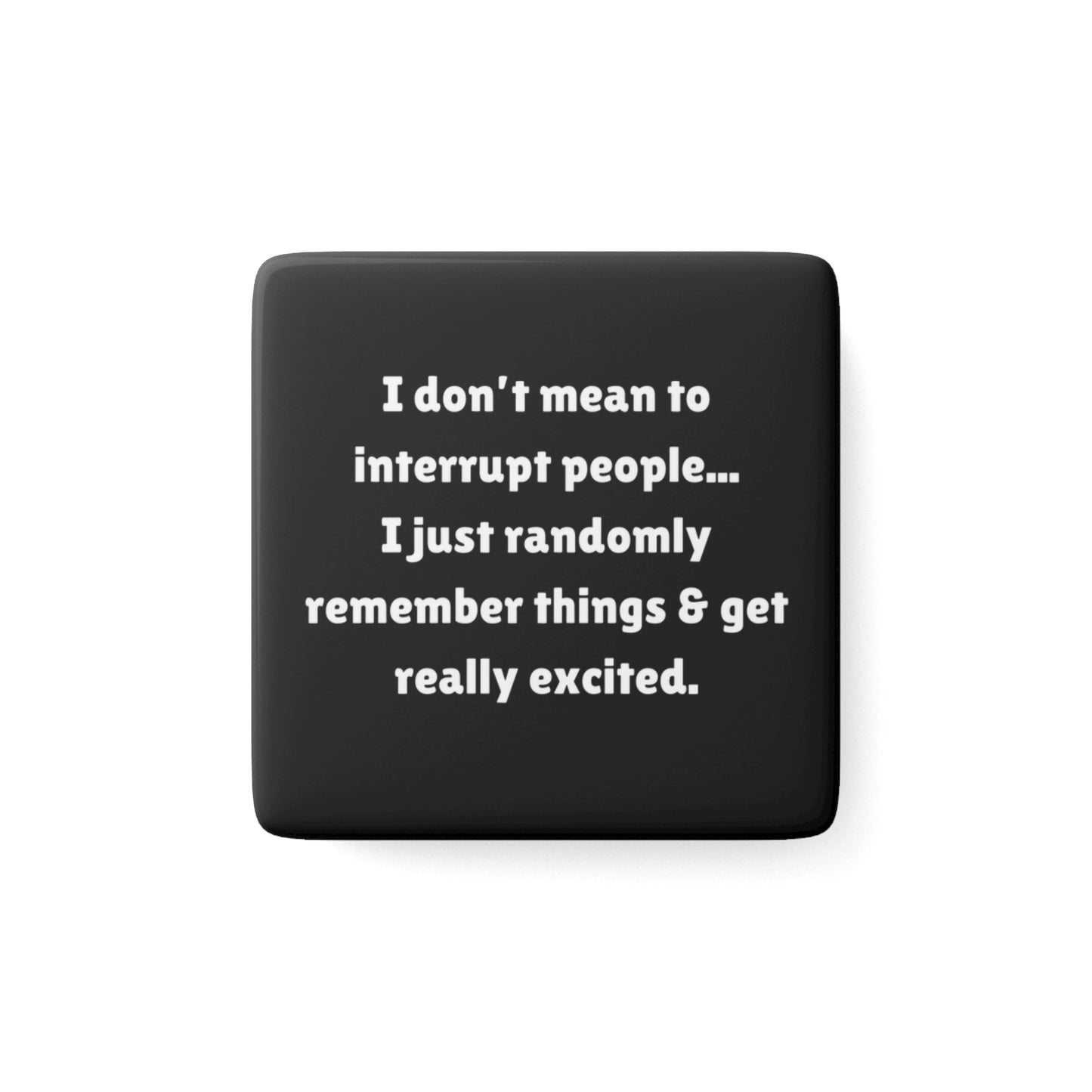 Porcelain Magnet, Square
