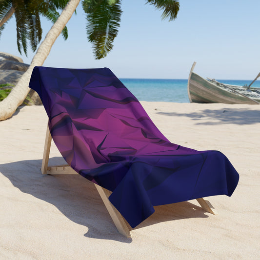 Abstract Purple Beach Towel, Vibrant Pool Towel, Summer Accessories, Bohemian Decor, Travel Essential, Gift for Friends