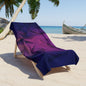 Abstract Purple Beach Towel, Vibrant Pool Towel, Summer Accessories, Bohemian Decor, Travel Essential, Gift for Friends