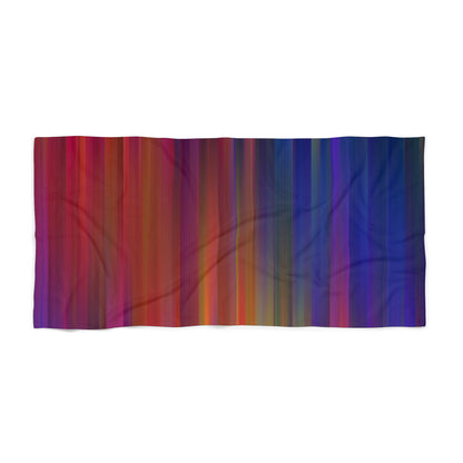 Vibrant Striped Beach Towel for Summer Fun, Poolside Essentials, Gift for Beach Lovers, Vacation Must-Have, Picnic Blanket