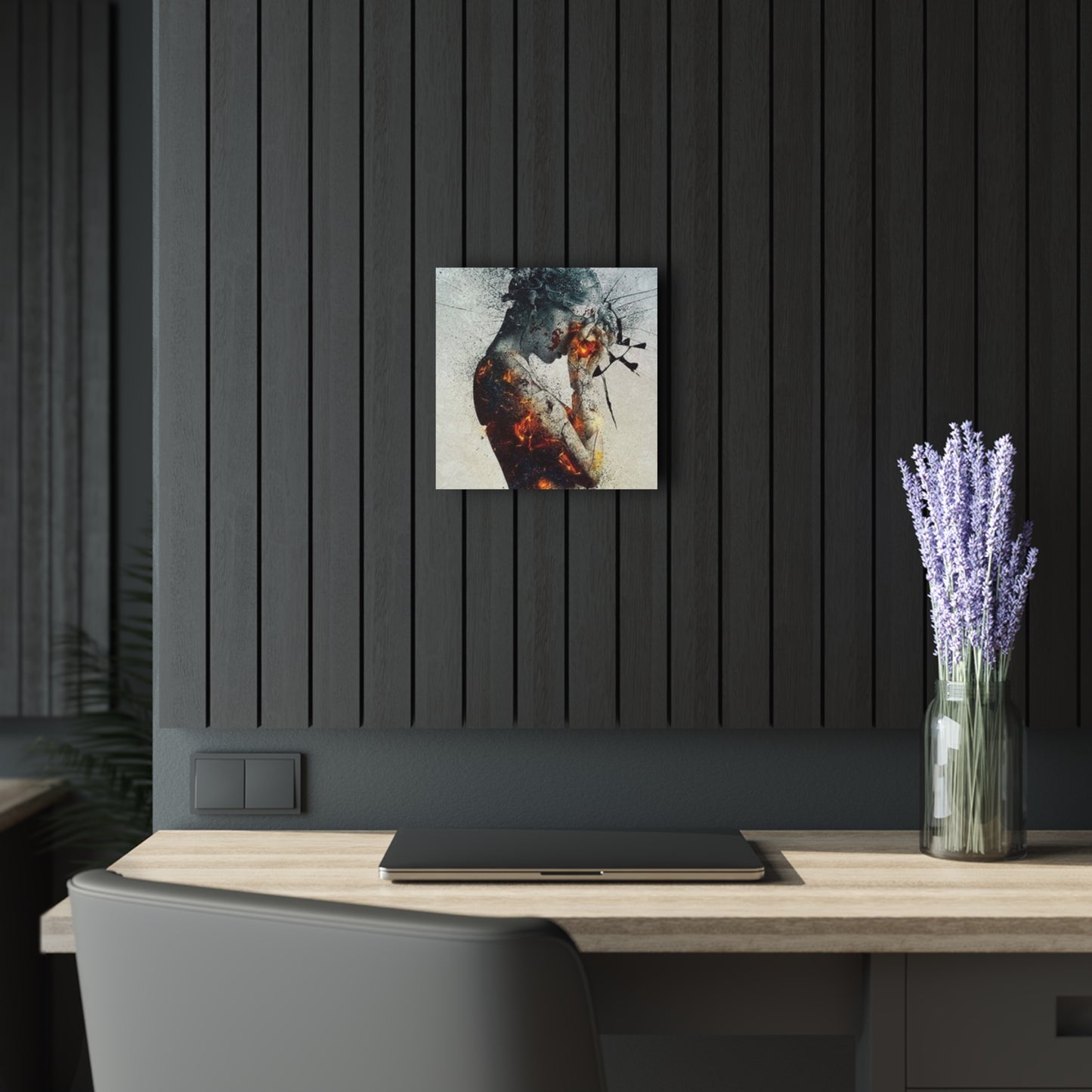 Artistic Acrylic Print - Modern Wall Decor, Home Office Decoration, Unique Gift, Contemporary Art, French Cleat Hanging