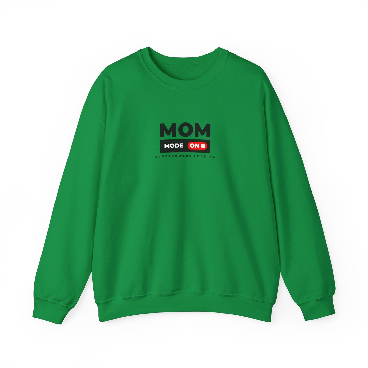 Funny Mom Sweatshirt, Unisex Crewneck Pullover for Moms, Gift for Mother's Day, Cool Mom Apparel, Casual Wear, Superpowers Loading
