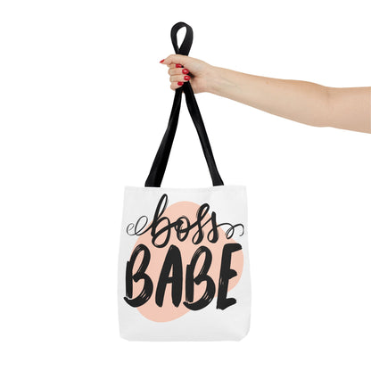 Boss Babe Tote Bag, Motivational Bag, Women's Empowerment, Gift for Her, Stylish Everyday Bag, Work Tote, Office Accessory