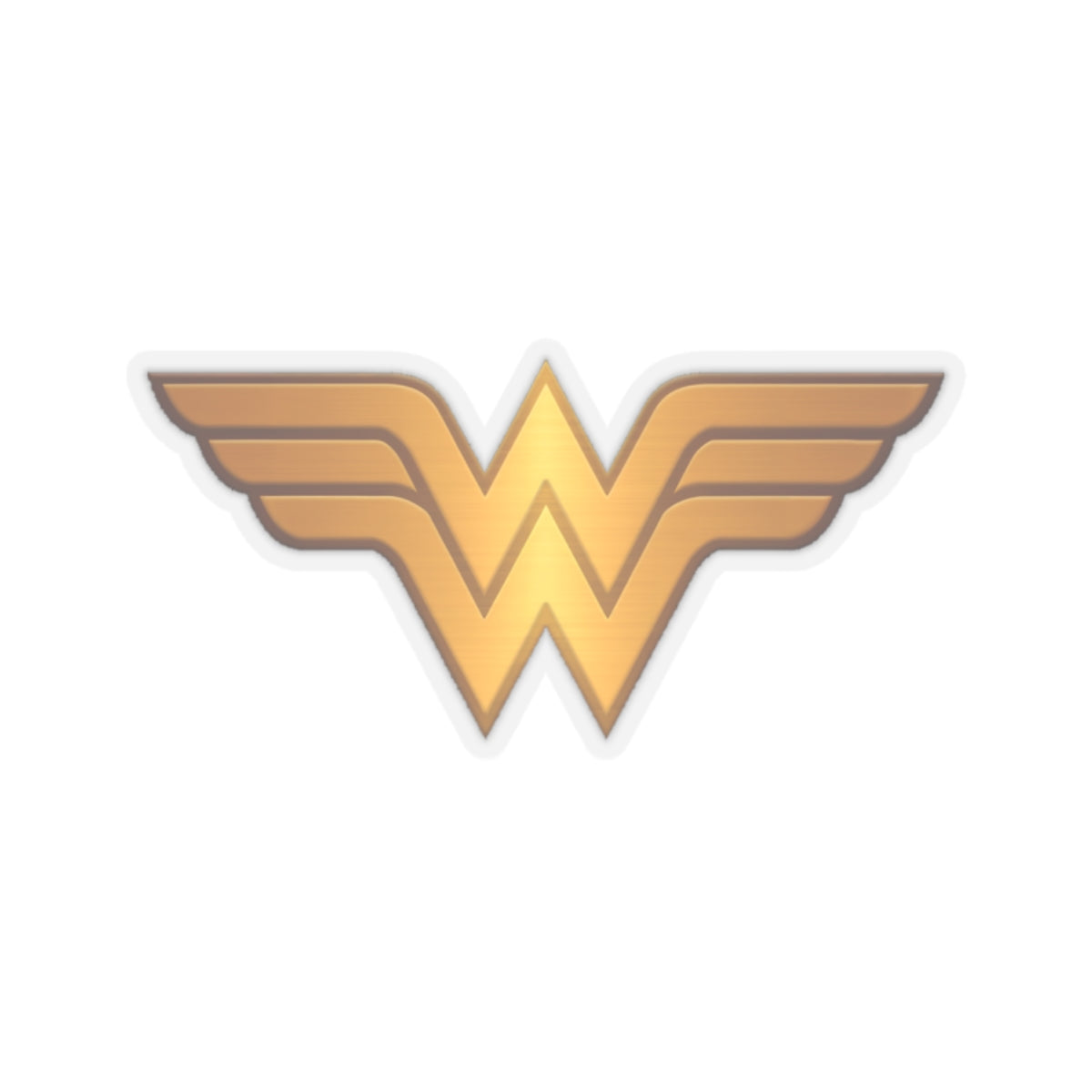 Gold Winged W Emblem Sticker | Kiss-Cut Sticker