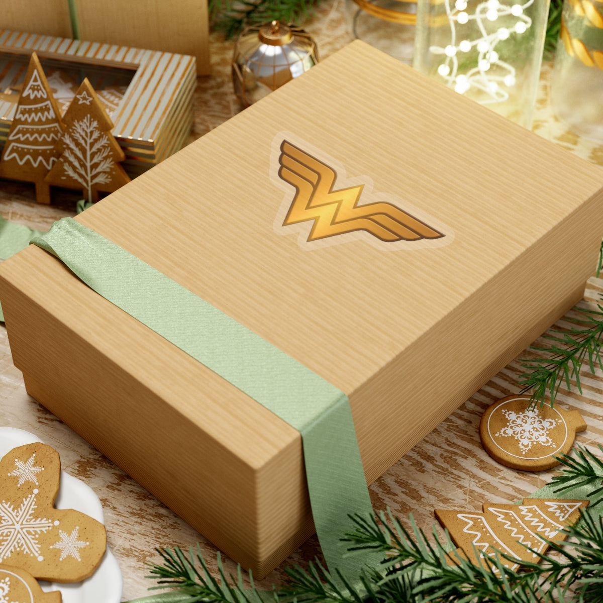 Gold Winged W Emblem Sticker | Kiss-Cut Sticker