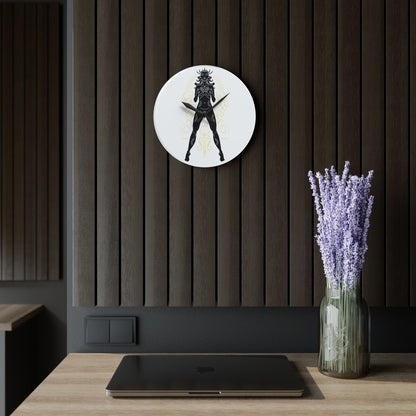 Scorpio Zodiac Elegant Art Deco Wall Clock, Unique Home Decor, Modern Design for Living Room, Unique Timeless Gift, Bold Statement