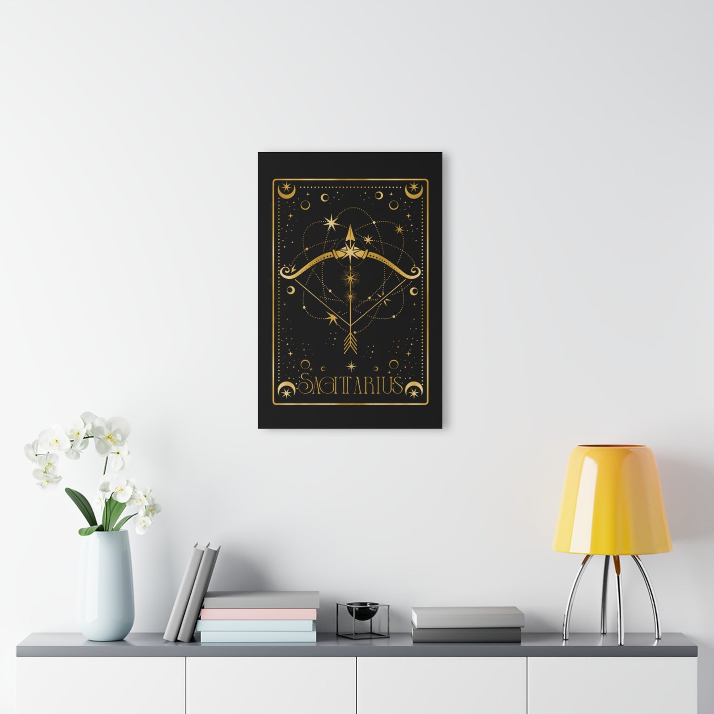 Sagittarius Zodiac Acrylic Wall Art Print  Astrology Decor for Home, Zodiac Gift, Modern Wall Art, Celestial Decor, Star Sign Decor