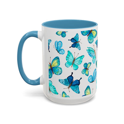 Vibrant Butterfly Coffee Mug for Nature Lovers, Perfect for Home, Office, Gifts, Birthdays, Eco-friendly, Tea Lovers