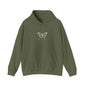 Nocturne Butterfly Sweatshirt, Cozy Unisex Hooded Pullover, Gift for Nature Lovers, Autumn Apparel, Layering Sweatshirt