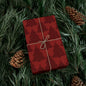 Festive Christmas Gift Wrap Papers, Holiday Wrapping Paper, Eco-Friendly Wrapping, Rustic Tree Pattern, Perfect for Holidays, Birthdays, and