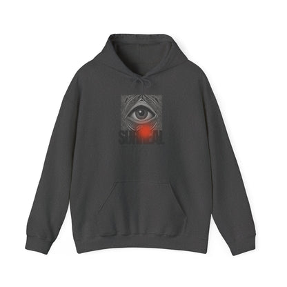 Surreal Eye Unisex Heavy Blend™ Hooded Sweatshirt, Cozy Hoodie for Art Lovers, Unique Gift for Creatives, Graphic Hooded Sweatshirt,