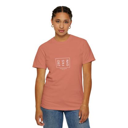 Trendy Unisex T-Shirt - ZRO FKS GVN Design, Casual Wear, Gift for Friends, Graphic Tee, Summer Fashion