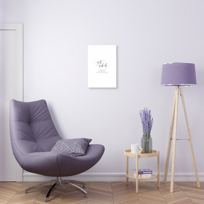 Get Naked Wall Art - Funny Home Decor Acrylic Print, Bathroom Sign, Unique Gift, Quirky Style, Modern Decor, Housewarming