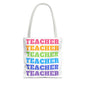 Colorful Teacher Tote Bag, Perfect Gift for Educators, Classroom Essentials, Back to School, Teaching Supplies, Teacher Appreciation