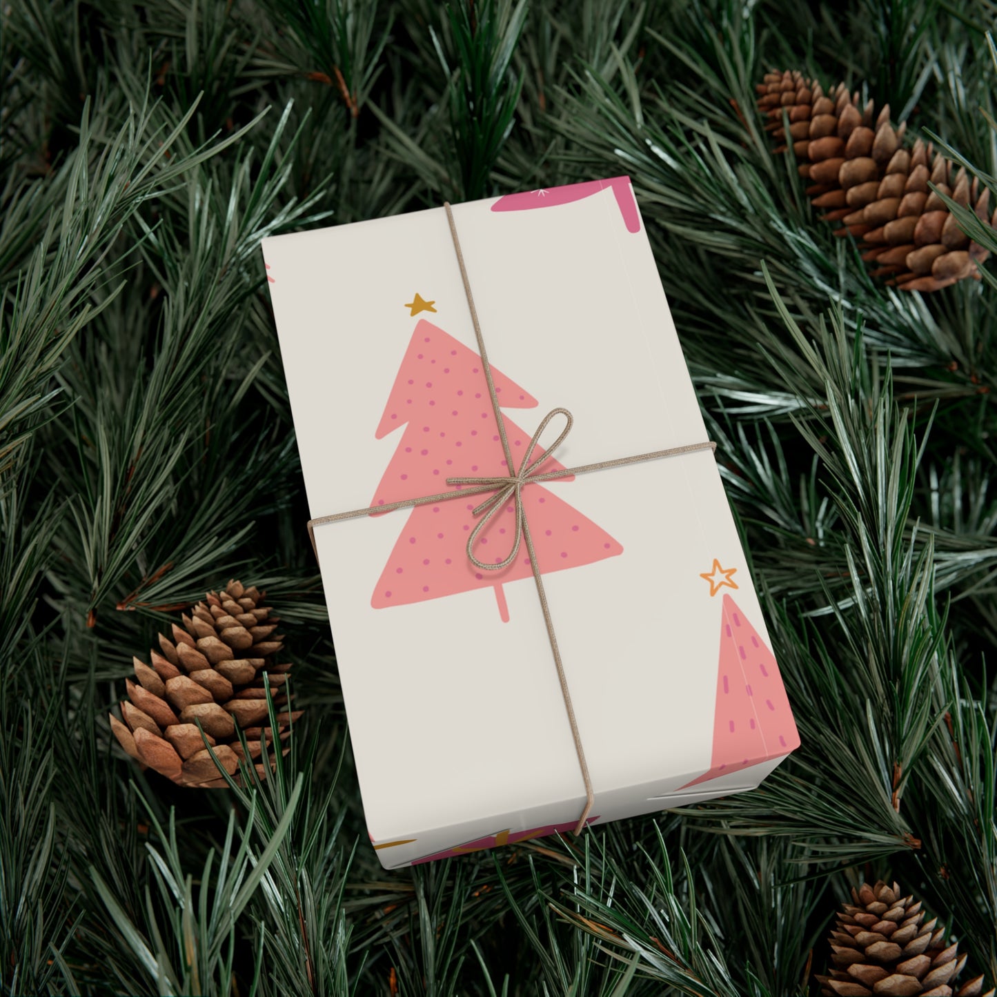 Whimsical Christmas Gift Wrap Papers - Festive Tree Patterns for Holiday, Birthdays, Special Occasions, Eco-Friendly, Wrapping Essentials
