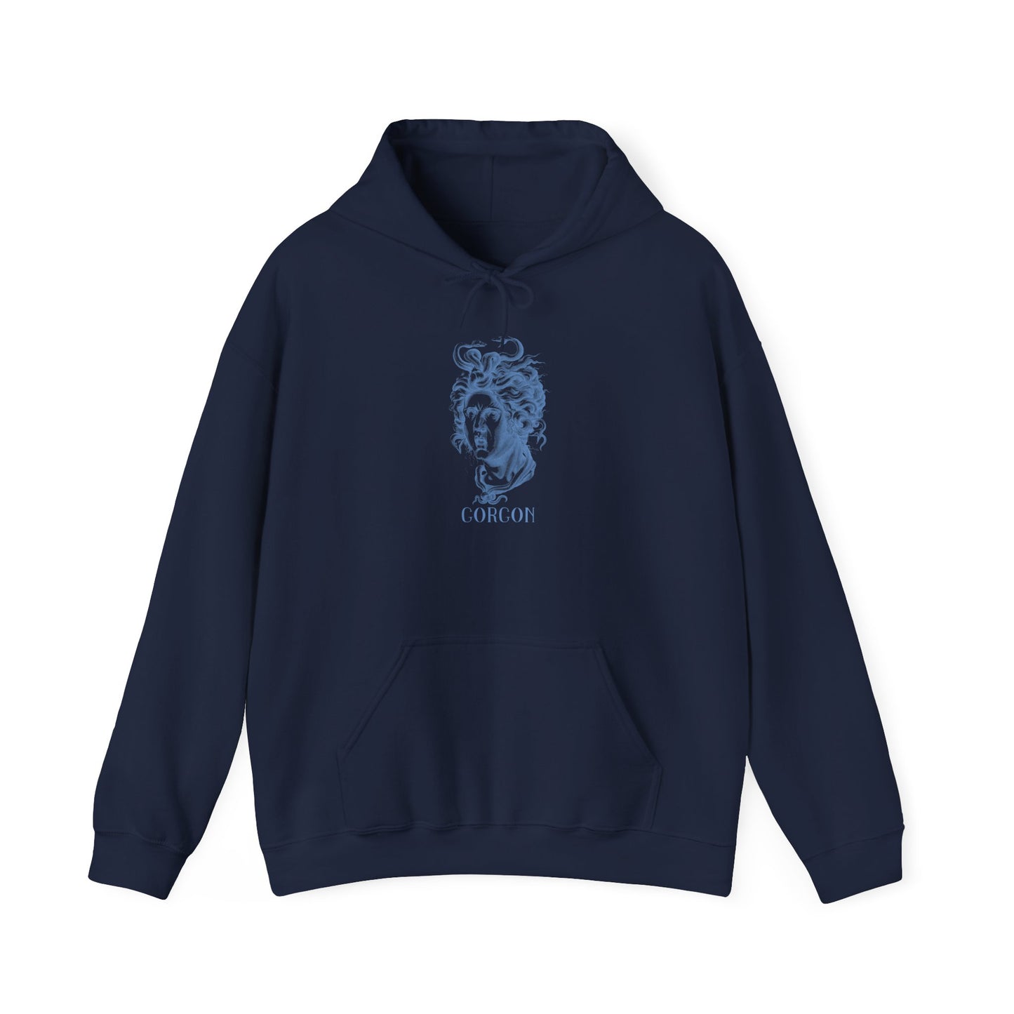 Artistic Medusa Hooded Sweatshirt - Cozy Lounge Wear, Unique Gift, Unisex Hoodie, Casual Fashion, Comfortable Style, Everyday Wear