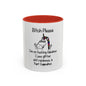 Unicorn Humor Coffee Mug | Quirky Gift for Friends, Bestie Birthday, Funny Office Mug, Coffee Lover, Glitter Vibes