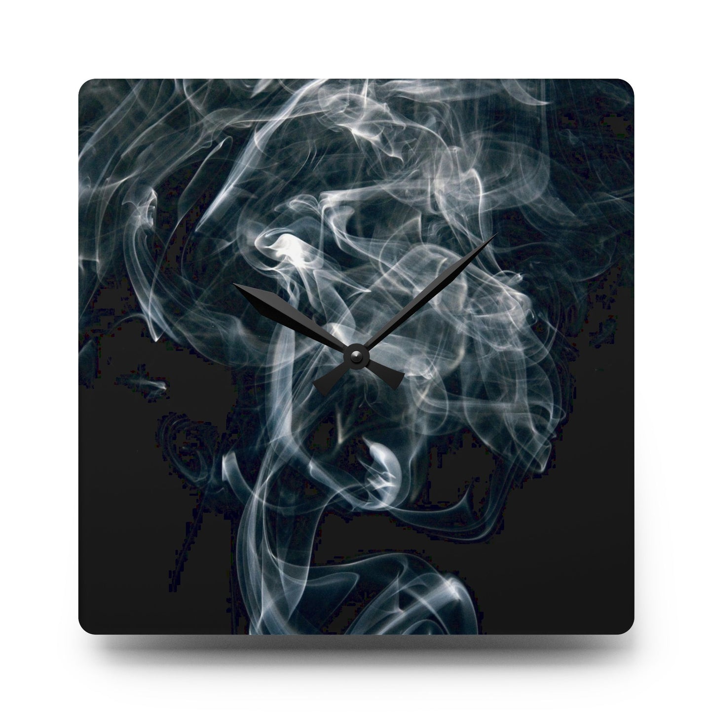 Modern Smoke Acrylic Wall Clock, Contemporary Office Decor, Stylish Home Accent, Unique Gift Idea, Smoke Design