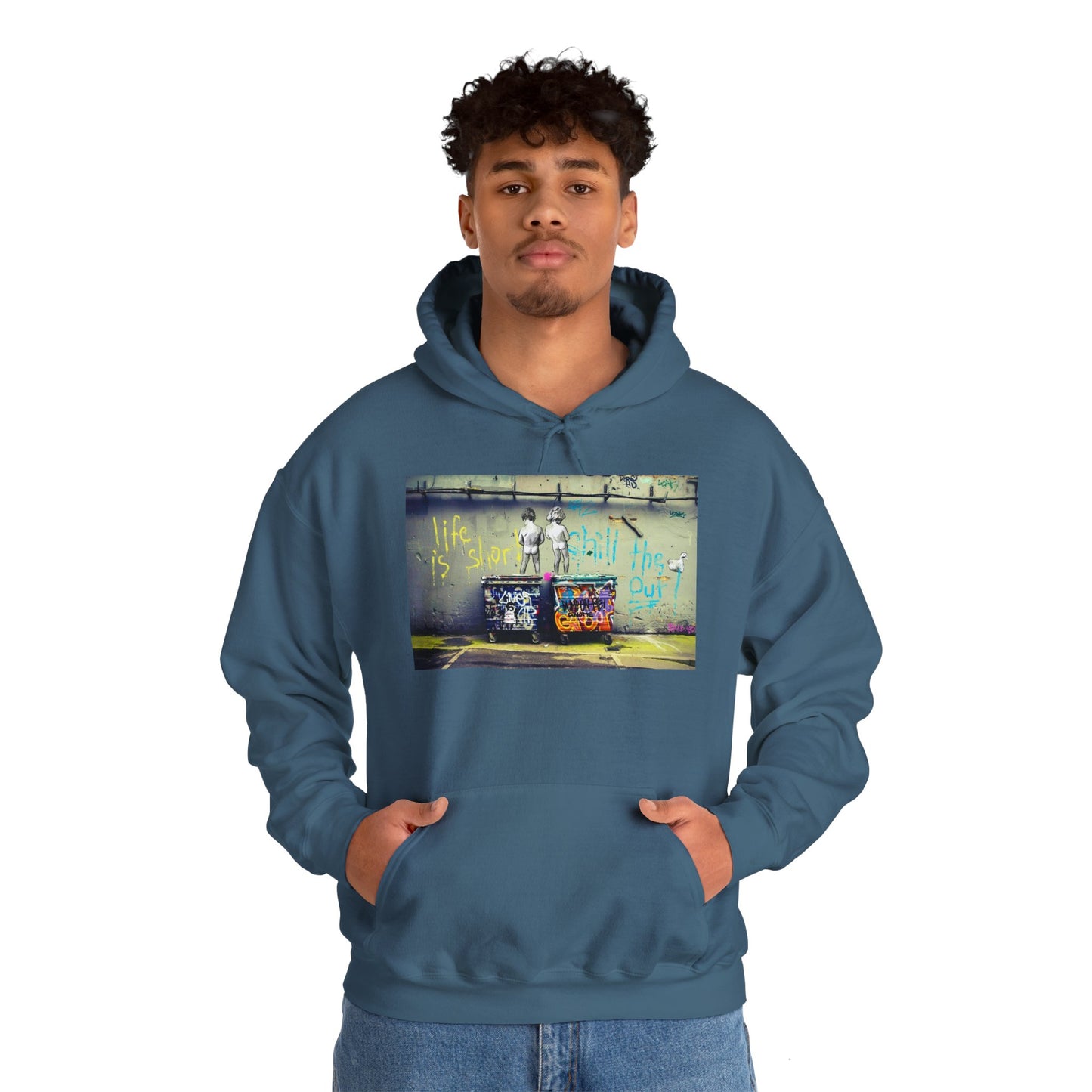 Banksy Urban Graffiti Hoodie, Stylish Streetwear Sweatshirt, Casual unisex sweatshirt, Perfect for street style lovers, Hip hop fashion hoodie,