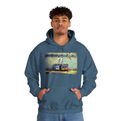 Banksy Urban Graffiti Hoodie, Stylish Streetwear Sweatshirt, Casual unisex sweatshirt, Perfect for street style lovers, Hip hop fashion hoodie,