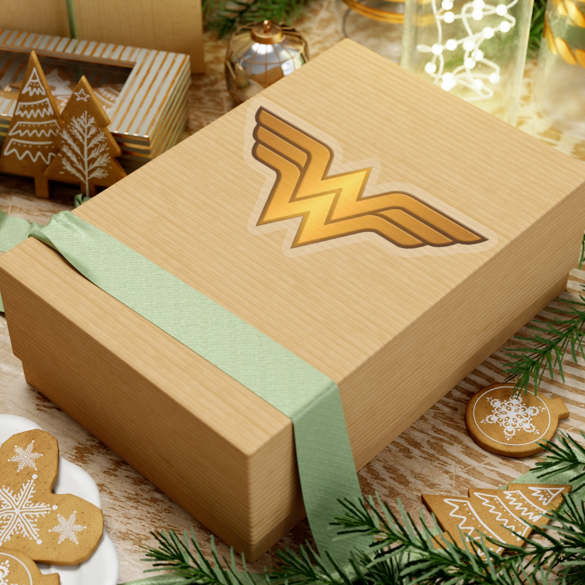 Gold Winged W Emblem Sticker | Kiss-Cut Sticker