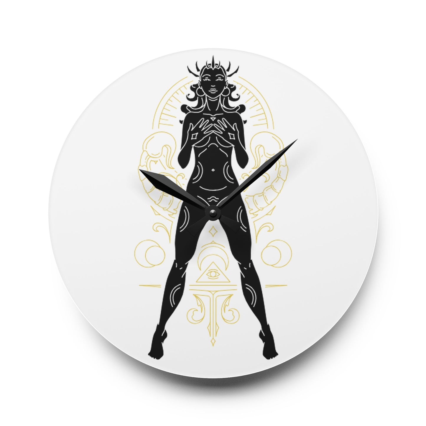 Scorpio Zodiac Elegant Art Deco Wall Clock, Unique Home Decor, Modern Design for Living Room, Unique Timeless Gift, Bold Statement