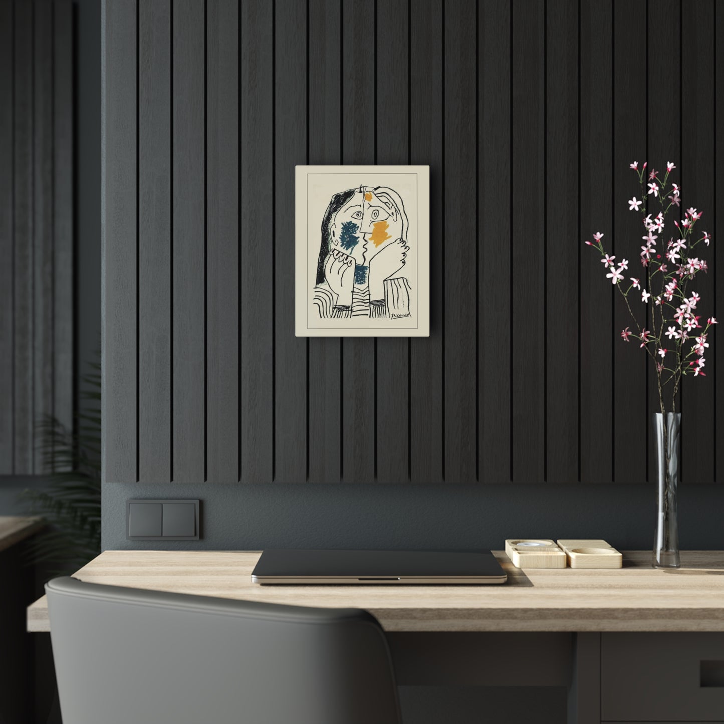 Picasso Lovers - Artistic Acrylic Print Wall Decor, Modern Home Art, Minimalist Decoration, Gallery Wall Art, Gift for Art Lovers