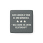 Funny Relationship Magnet, Quirky Home Decor, Gift for Exes or Friends, Humor Kitchen Accessory, Great for Parties