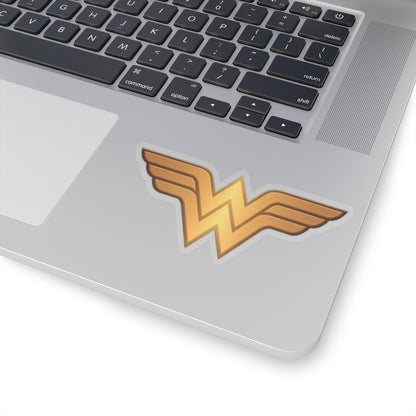 Gold Winged W Emblem Sticker | Kiss-Cut Sticker