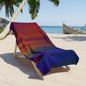 Vibrant Striped Beach Towel for Summer Fun, Poolside Essentials, Gift for Beach Lovers, Vacation Must-Have, Picnic Blanket
