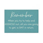 REMEMBER - Funny Rectangle Magnet - Reminder for Life's Ironies | Office Decor, Fridge Magnet, Gift for Friends, Humor Décor