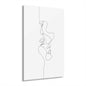 Minimalist Acrylic Wall Art, Modern Line Drawing Prints, Contemporary Home Decor, Unique Gift, French Cleat Hanging