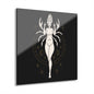 Cancer Zodiac Devine Femine Astrological Acrylic Art Print - Zodiac Decor, Wall Art, Home Office Gift, Astrology Wall Hanging