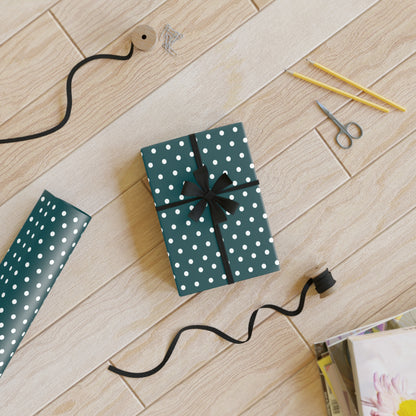Polka Dot Gift Wrapping Paper Roll, Eco-Friendly Paper, Perfect for Holidays, Birthdays, Weddings, Festive Occasions, Gift Accessories