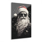 Hipster Santa Acrylic Print, Christmas Wall Art, Festive Home Decor, Holiday Gift, Santa Decorations, Winter Art