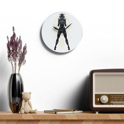 Scorpio Zodiac Elegant Art Deco Wall Clock, Unique Home Decor, Modern Design for Living Room, Unique Timeless Gift, Bold Statement