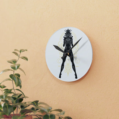 Scorpio Zodiac Elegant Art Deco Wall Clock, Unique Home Decor, Modern Design for Living Room, Unique Timeless Gift, Bold Statement