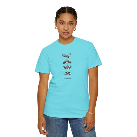 Papillon Butterfly Unisex T-Shirt, Nature Lover Gift, Graphic Tee for Casual Wear, Perfect for Spring, Eco-Friendly Fashion, Unique Insect