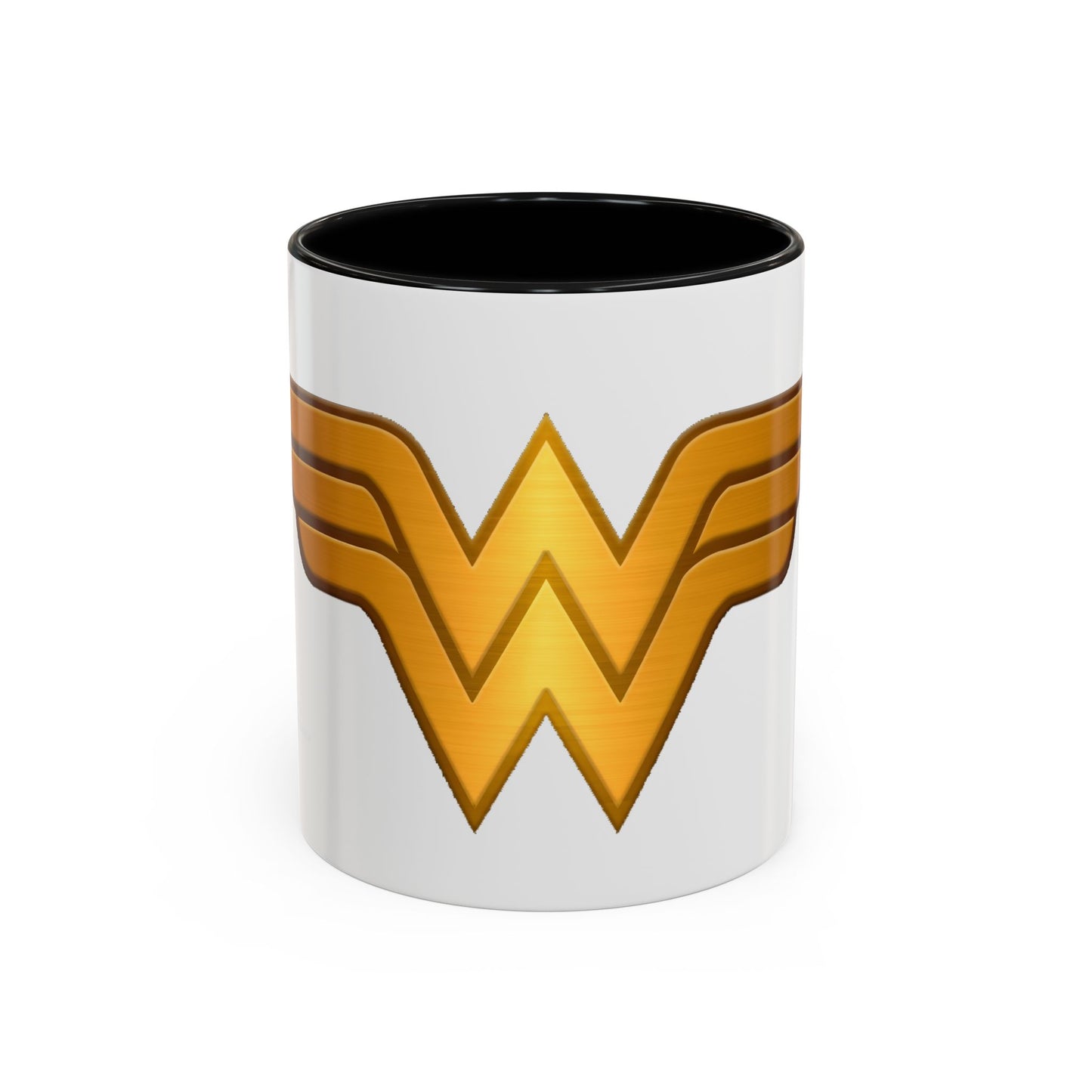 Wonder Woman Accent Coffee Mug - Perfect Gift for Superhero Fans, Tea Lovers, Birthday, Holiday, Home Office Decor, Collectible